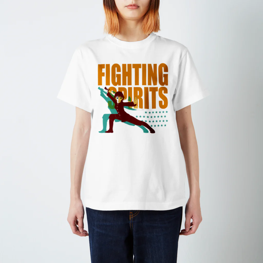 KOHAKUMARUの戦う少女～FIGHTING SPIRITS～ スタンダードTシャツ