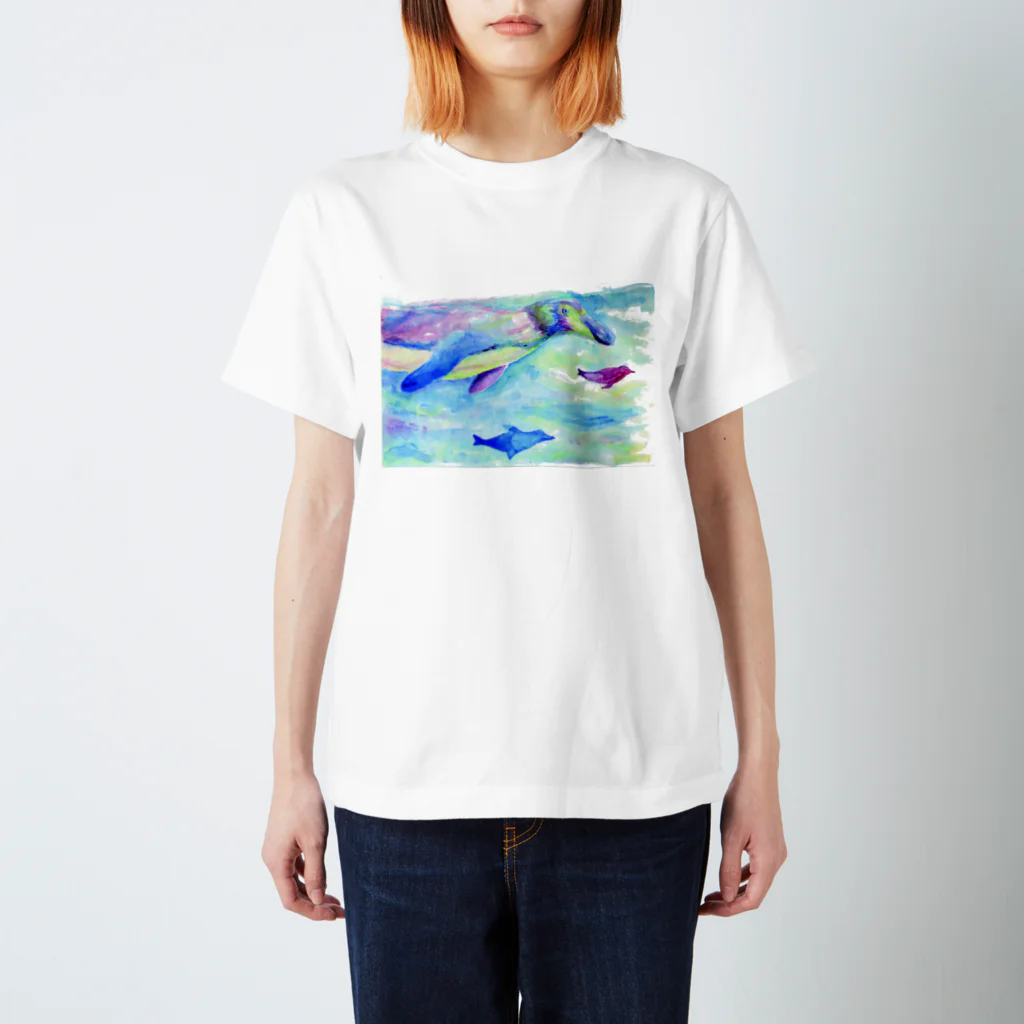 ふたごのおよげペンギン Regular Fit T-Shirt