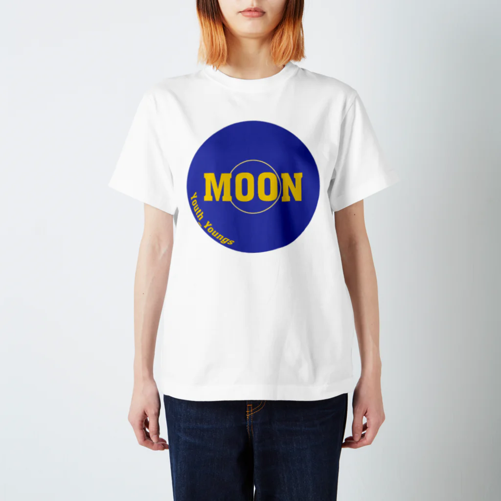 Youth_Youngsの宇宙をイメージ「ムーン」グッズ スタンダードTシャツ