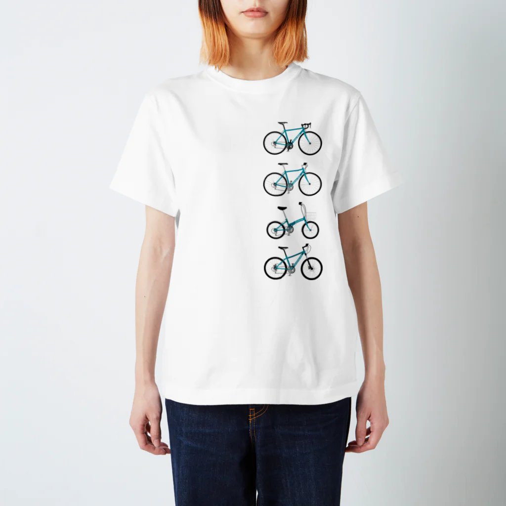 kimchinの自転車セット スタンダードTシャツ