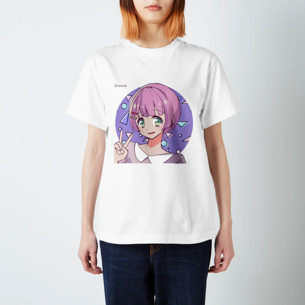 ラベンダーＬＯＶＥのののちゃん スタンダードTシャツ