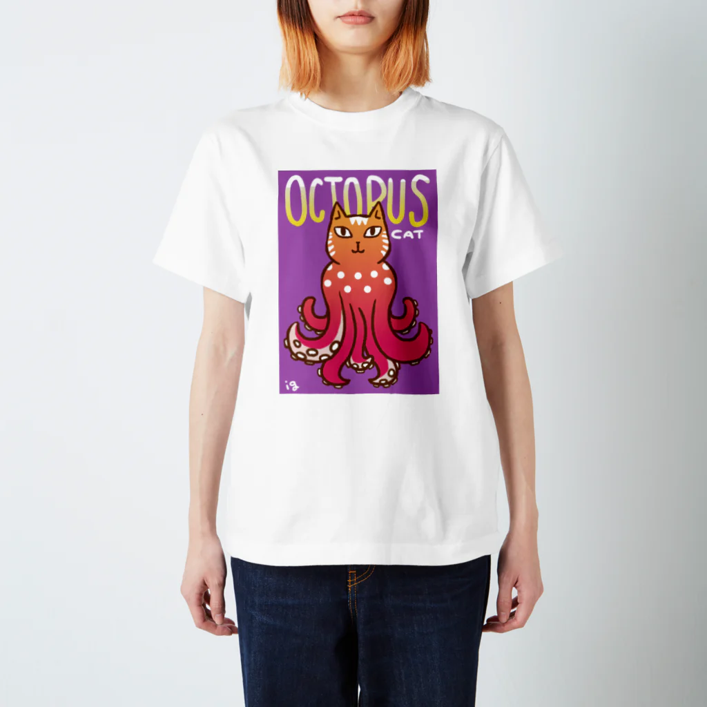 いぶりがっこのoctopus cat スタンダードTシャツ