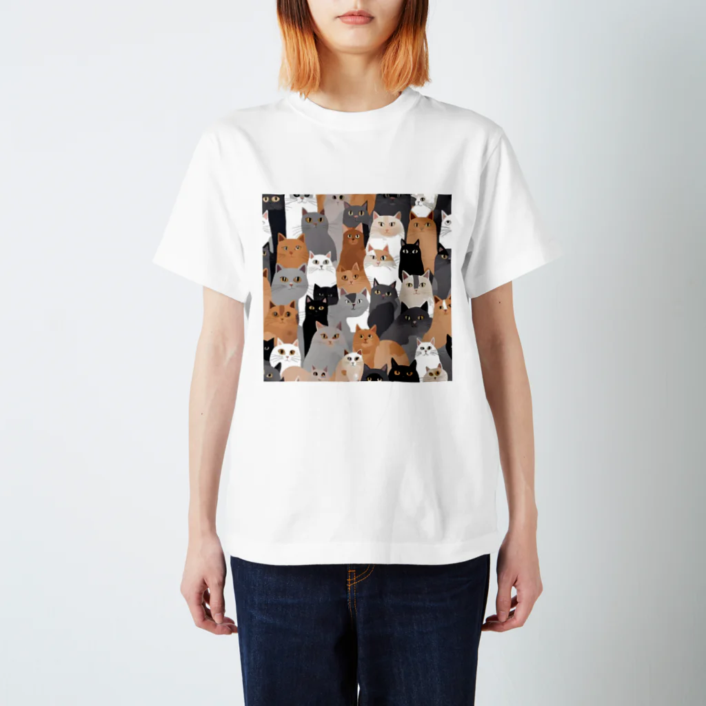 猫の集会の猫の集会 Regular Fit T-Shirt