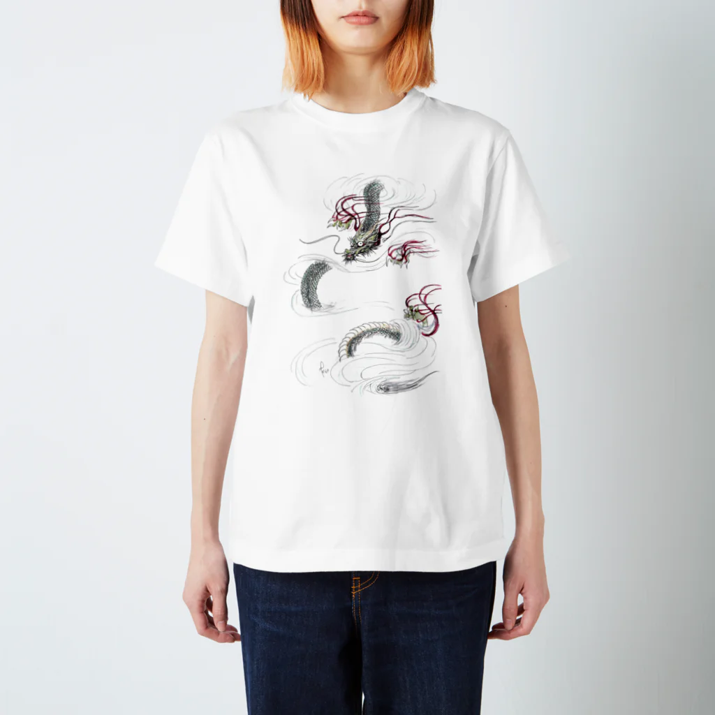 AnomaliA-Nachiの和風ドラゴン　Japanese Dragon Regular Fit T-Shirt