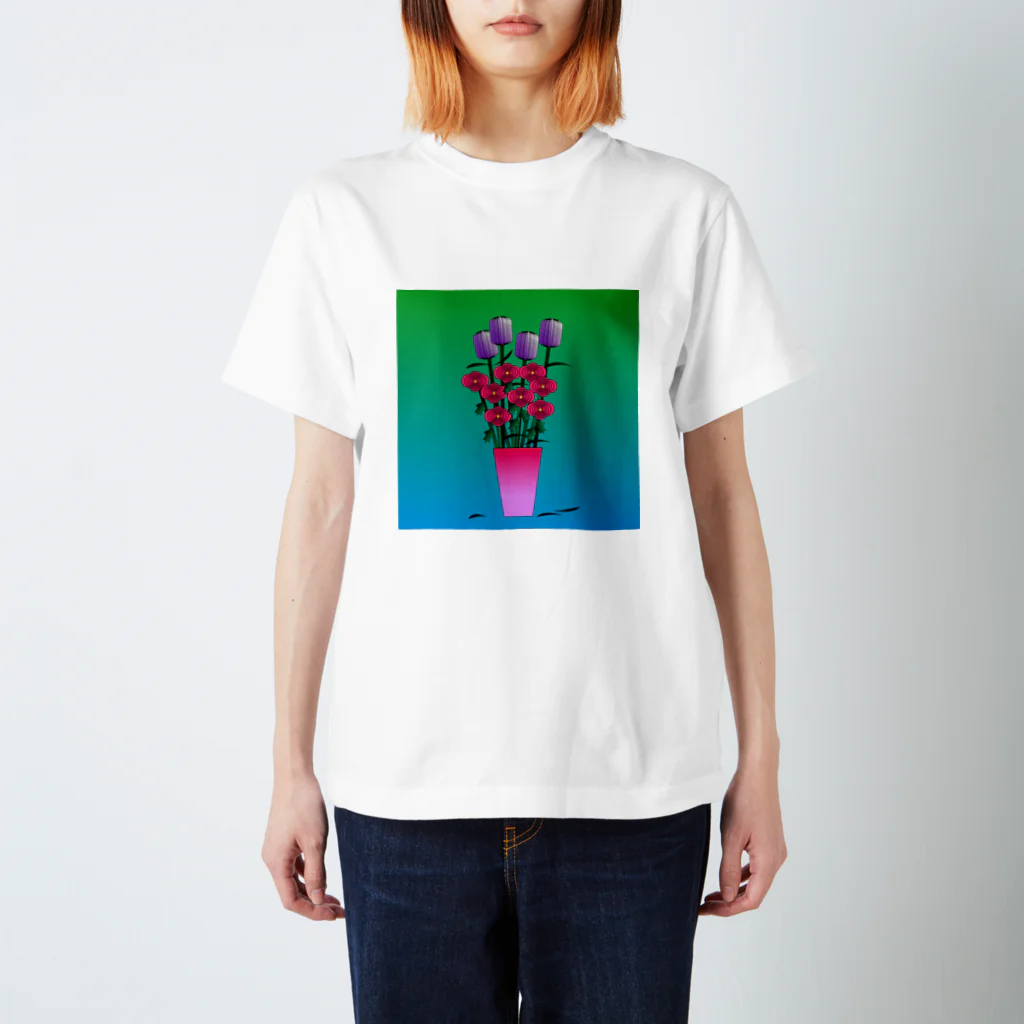 WAN_TAN SHOPのFlower arrangement スタンダードTシャツ