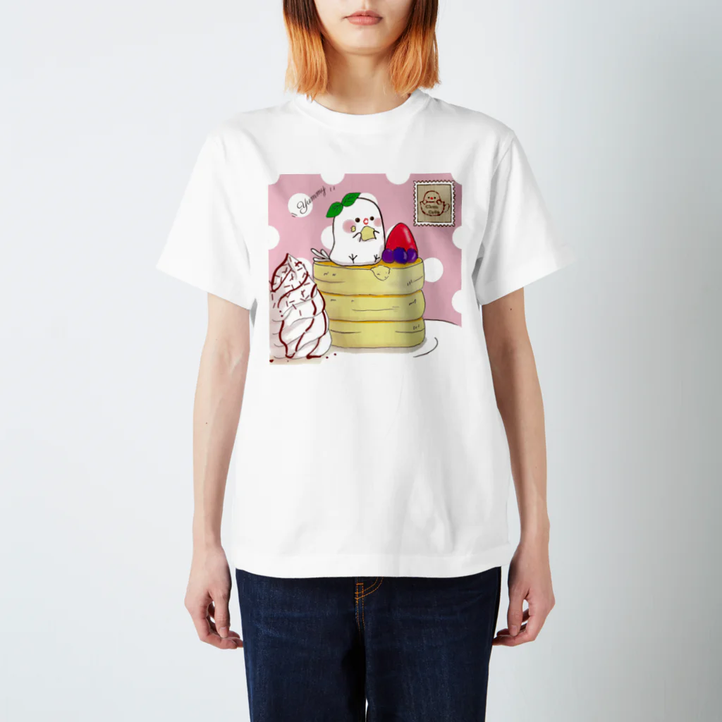 ちゅんすけ（ ●e● ）のちゅんカフェpk（Ｐ） Regular Fit T-Shirt