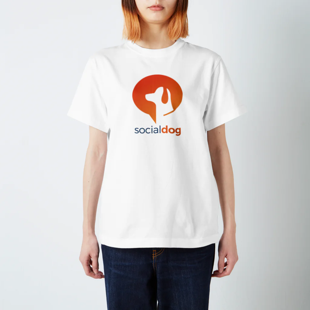 SocialDog ShopのSocialDog グラーデーションロゴ スタンダードTシャツ