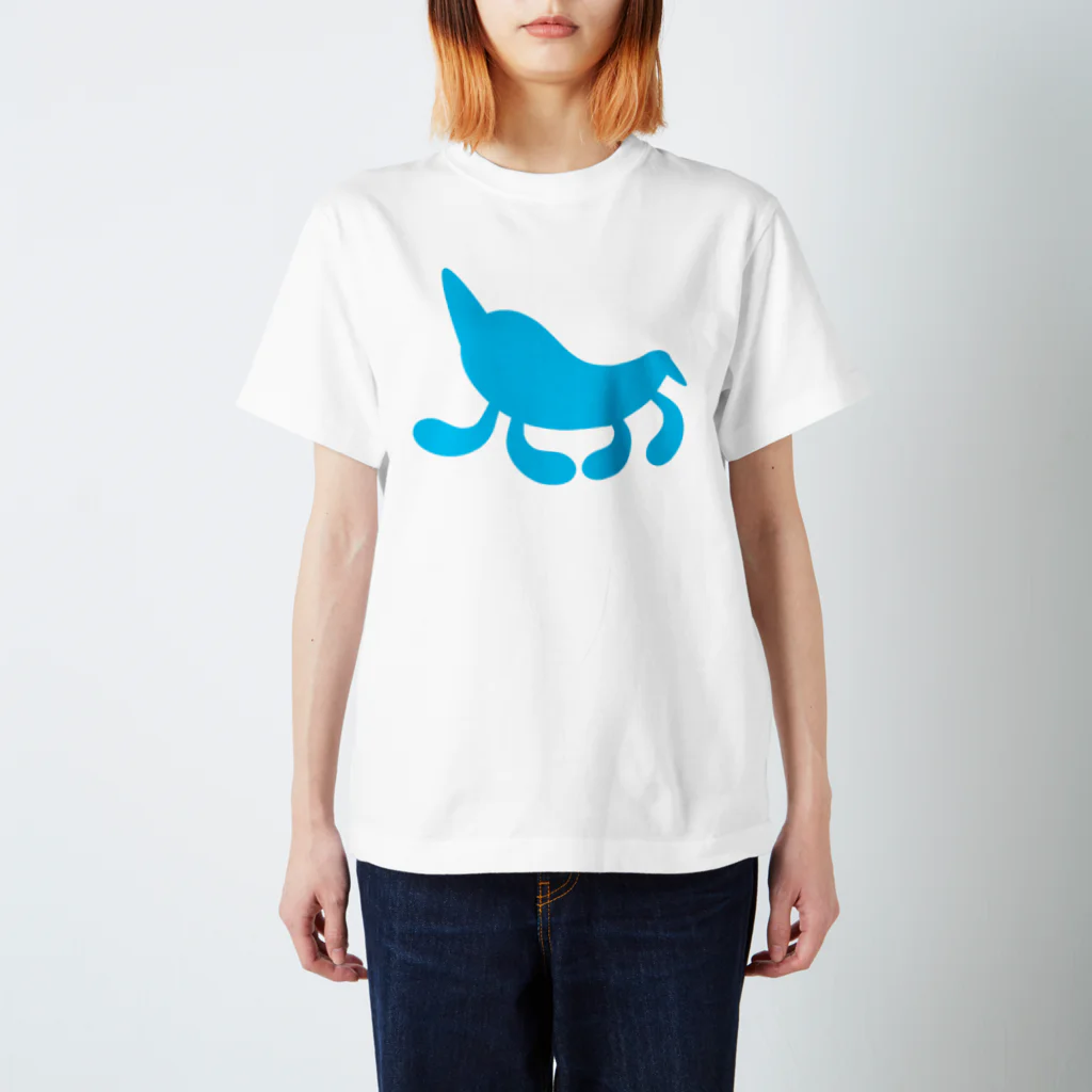 月ノ子の森に恋してのMoondrop Blue スタンダードTシャツ