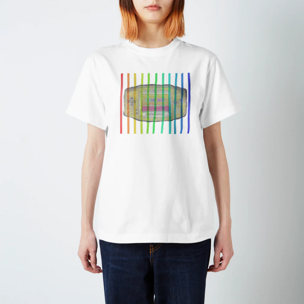 caloriematesのカラフルGame Boy スタンダードTシャツ