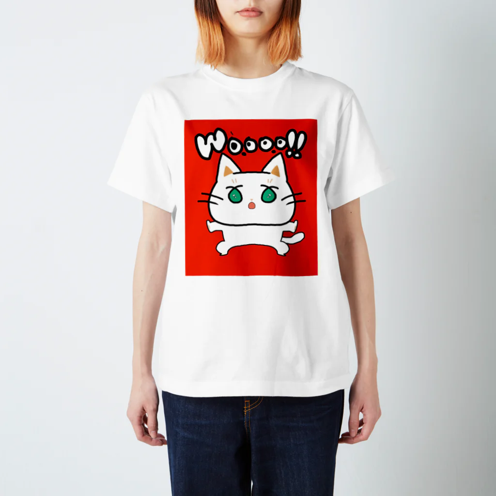 よのしのwoooo‼ねこ スタンダードTシャツ