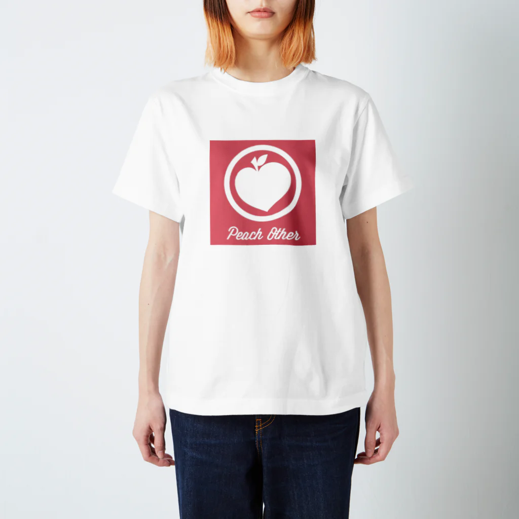 Peach OtherのPeach Other Logo スタンダードTシャツ