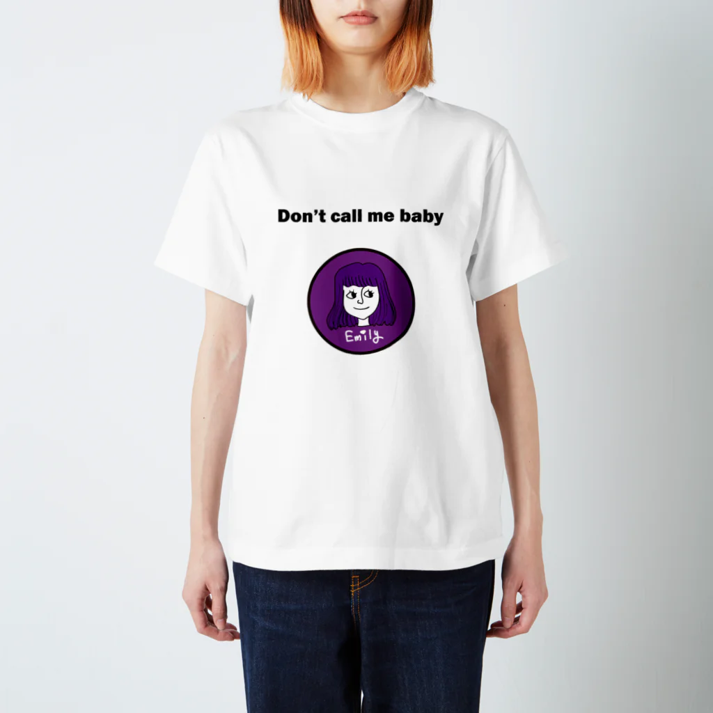 エミリーひとり雑貨部のDon't call me baby Regular Fit T-Shirt