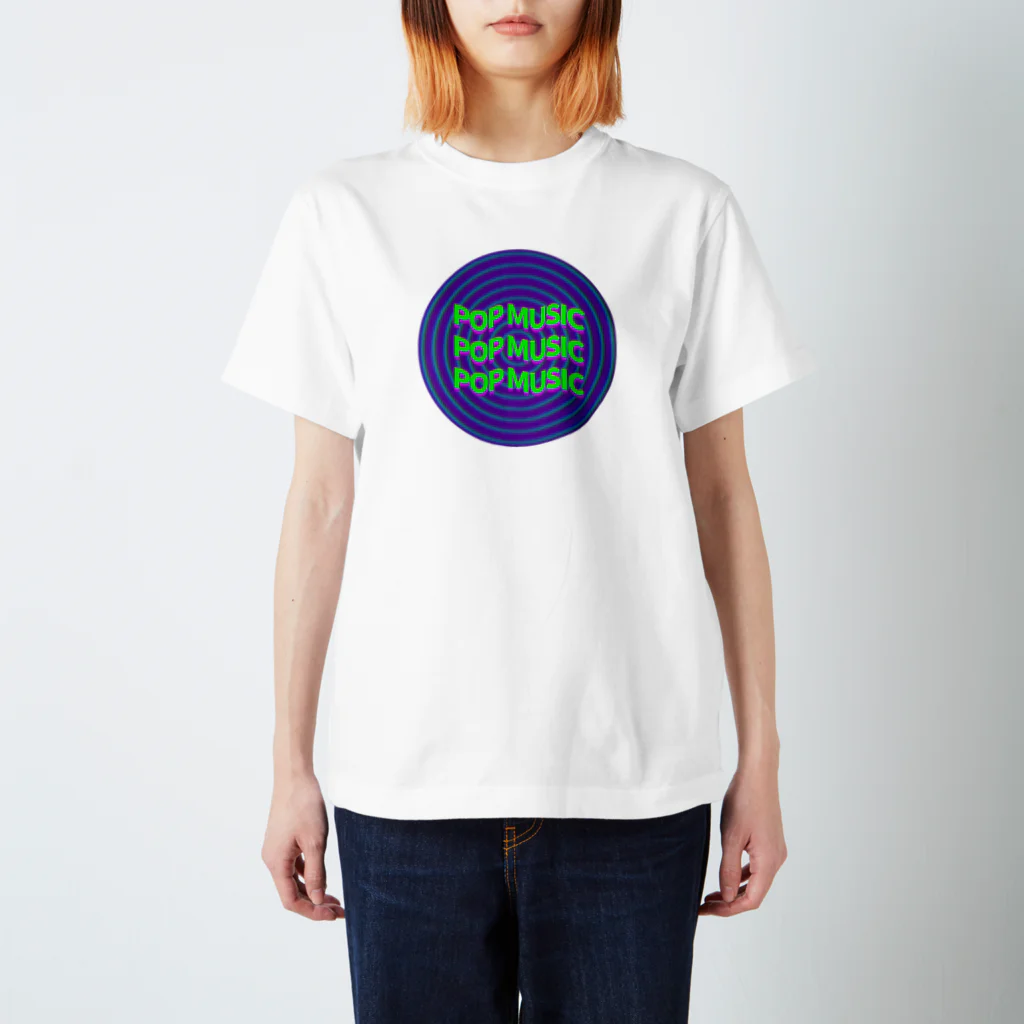 コ八ルのPOP MUSIC Regular Fit T-Shirt