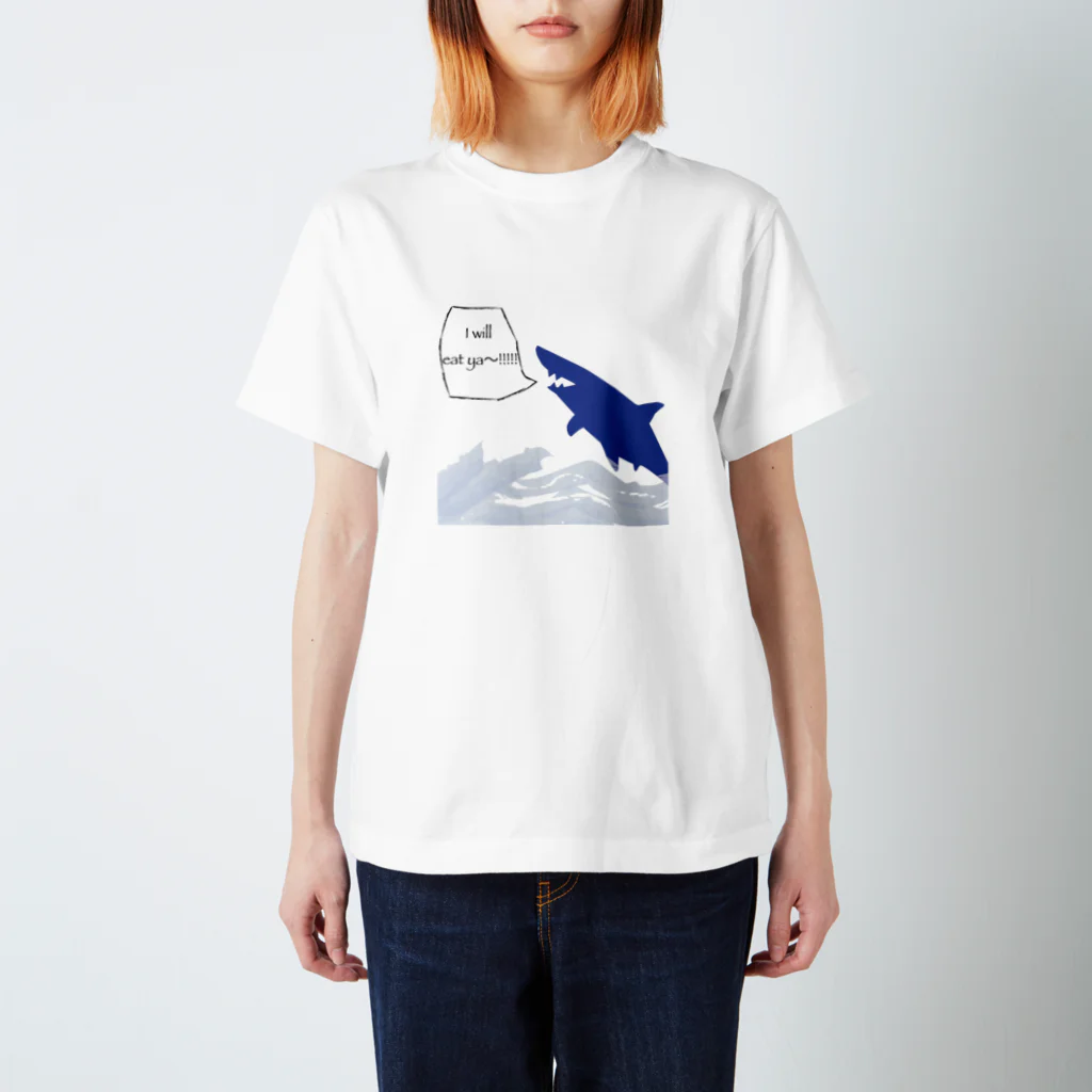 yu___02のshark スタンダードTシャツ