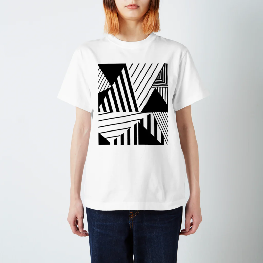 nagsatのGEOMETRICK001 Regular Fit T-Shirt