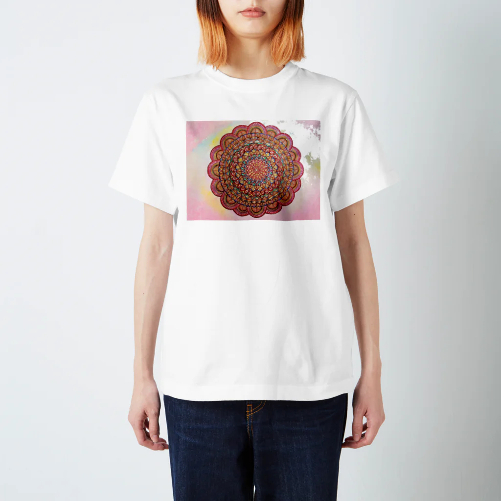 宇宙と繋がるcosmo☆art のFlower～花咲く Regular Fit T-Shirt