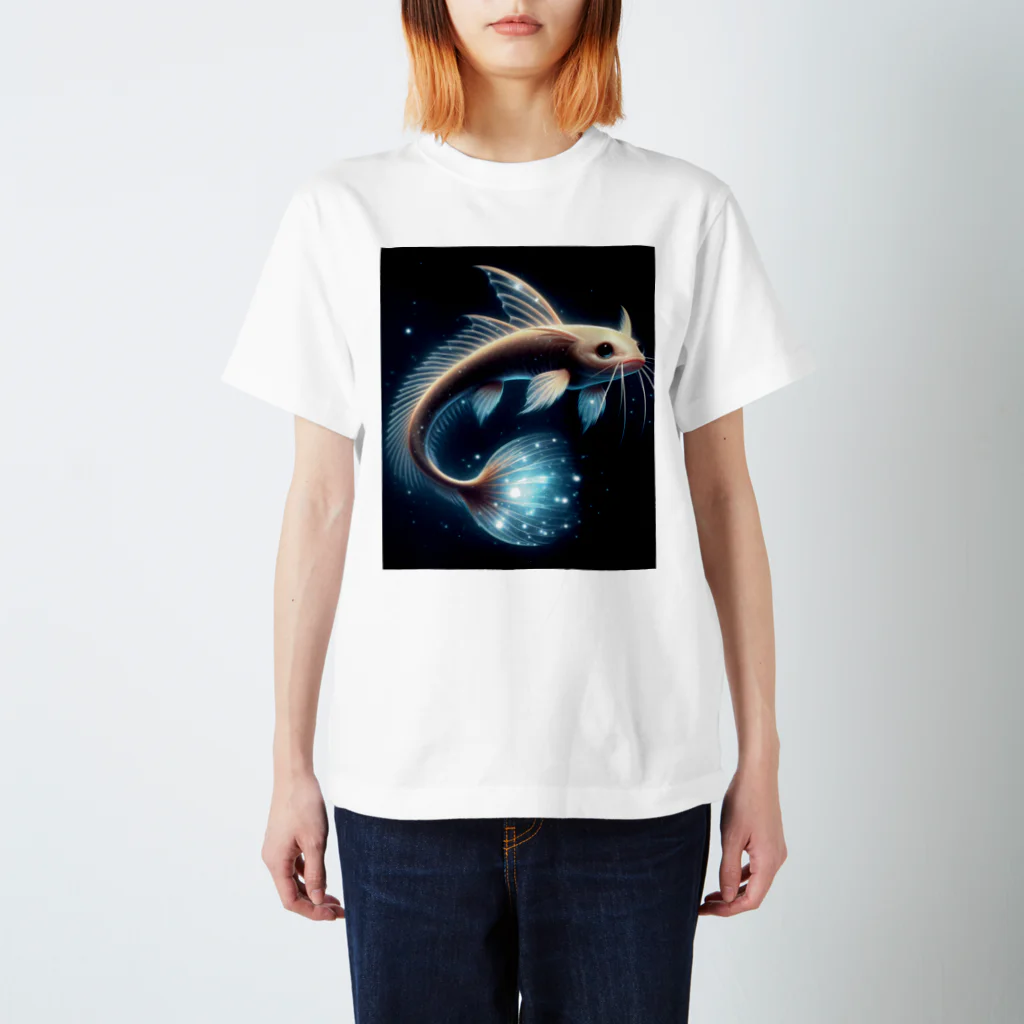 Create your own originalのスター・フィッシュキャット Regular Fit T-Shirt