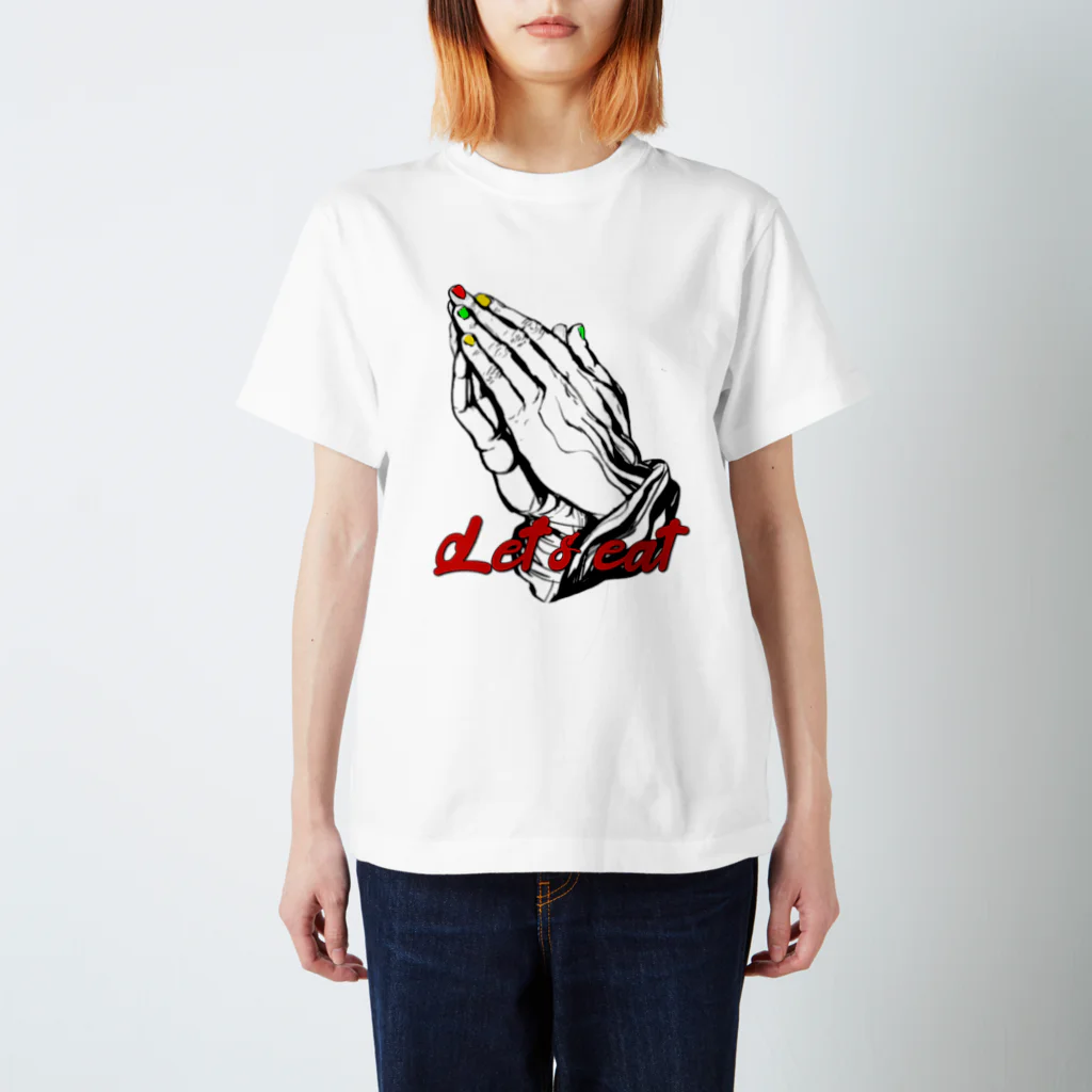 豆ナッツJAPAN。の豆レゲェTシャツ～Let's eat ～ Regular Fit T-Shirt