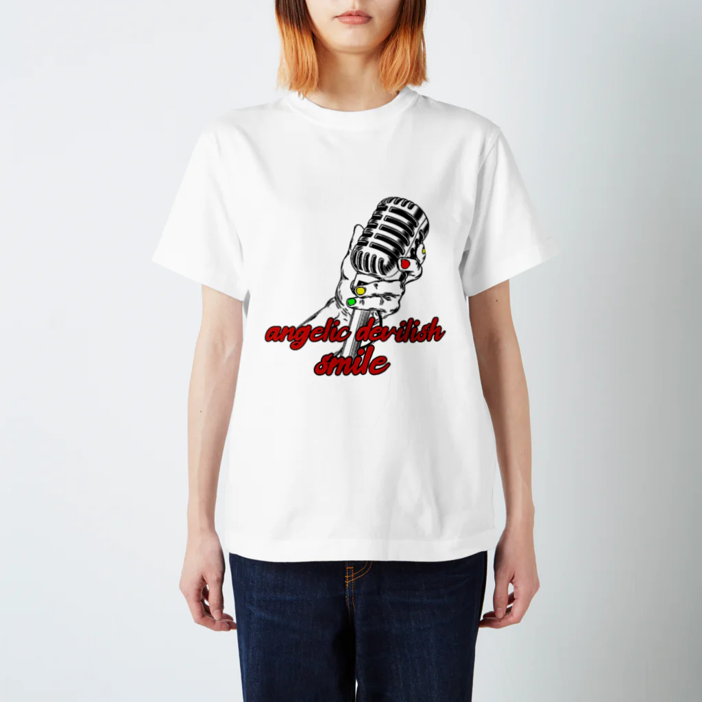 豆ナッツJAPAN。の豆レゲェTシャツ～angelic devilish smile～ Regular Fit T-Shirt