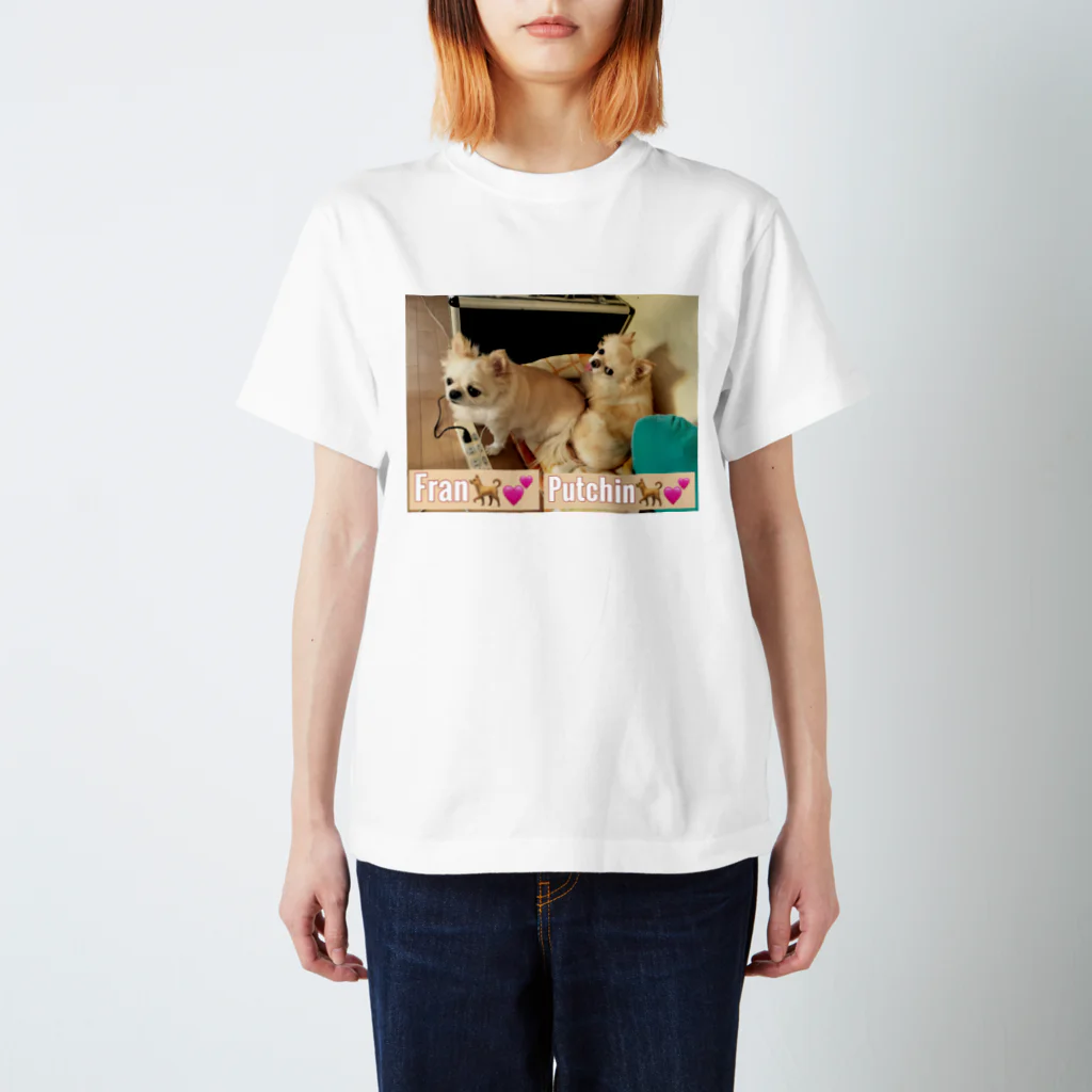 yuZo EBS🥊のプチフラ🐕💕🐕 スタンダードTシャツ