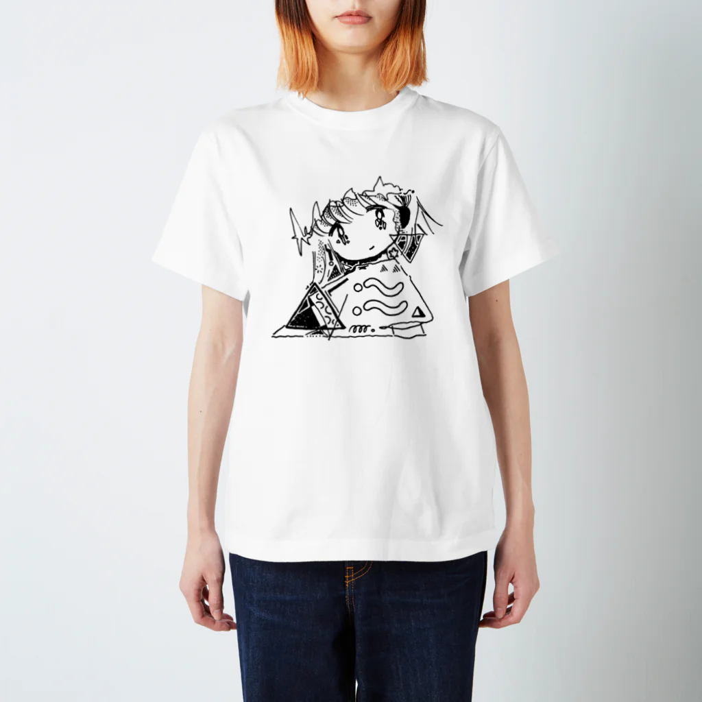 oyasumiのTシャツガール スタンダードTシャツ