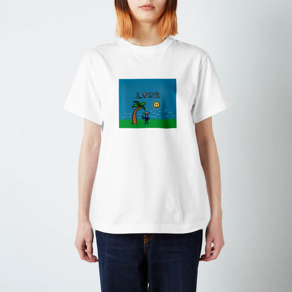 あべゆののLOVEちゃんワイハでバカンス スタンダードTシャツ