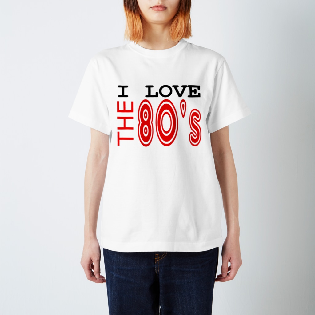 PY Kobo Pat's WorksのI LOVE THE 80's Regular Fit T-Shirt