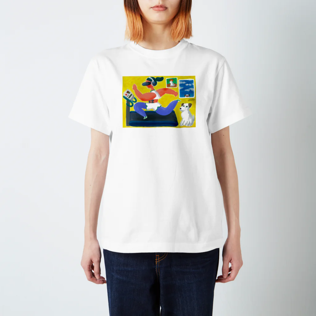 YA MARKETの未来のランニング Regular Fit T-Shirt