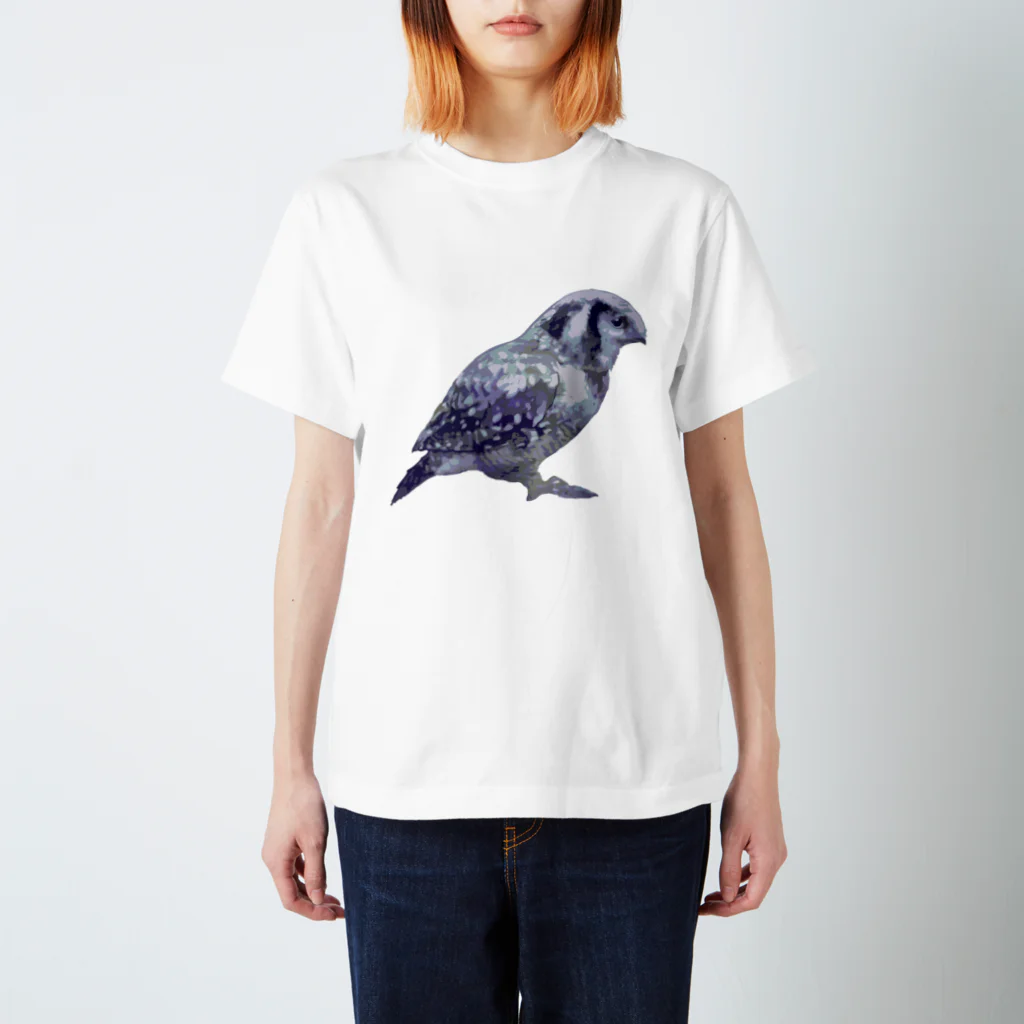 komane4のフクロウ Regular Fit T-Shirt