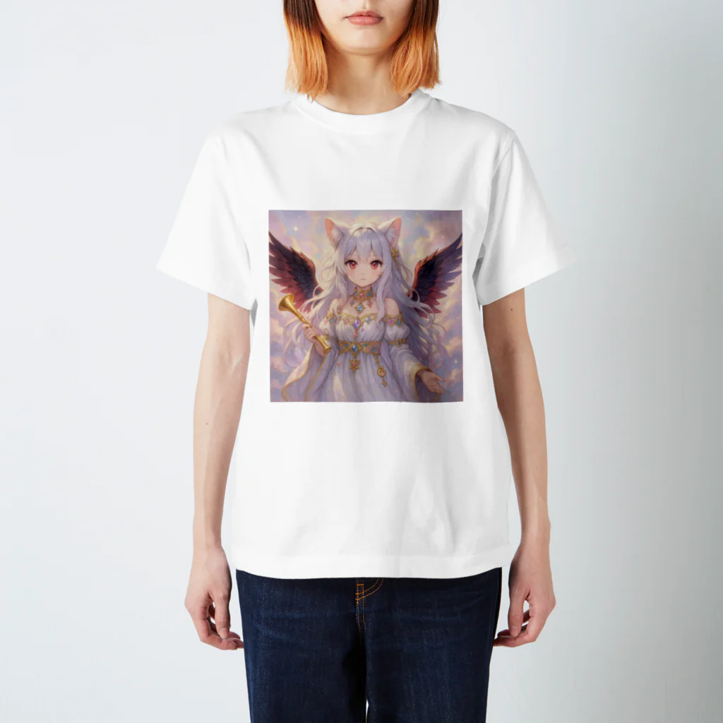 ふんわり屋のめんとにゃー。 Regular Fit T-Shirt
