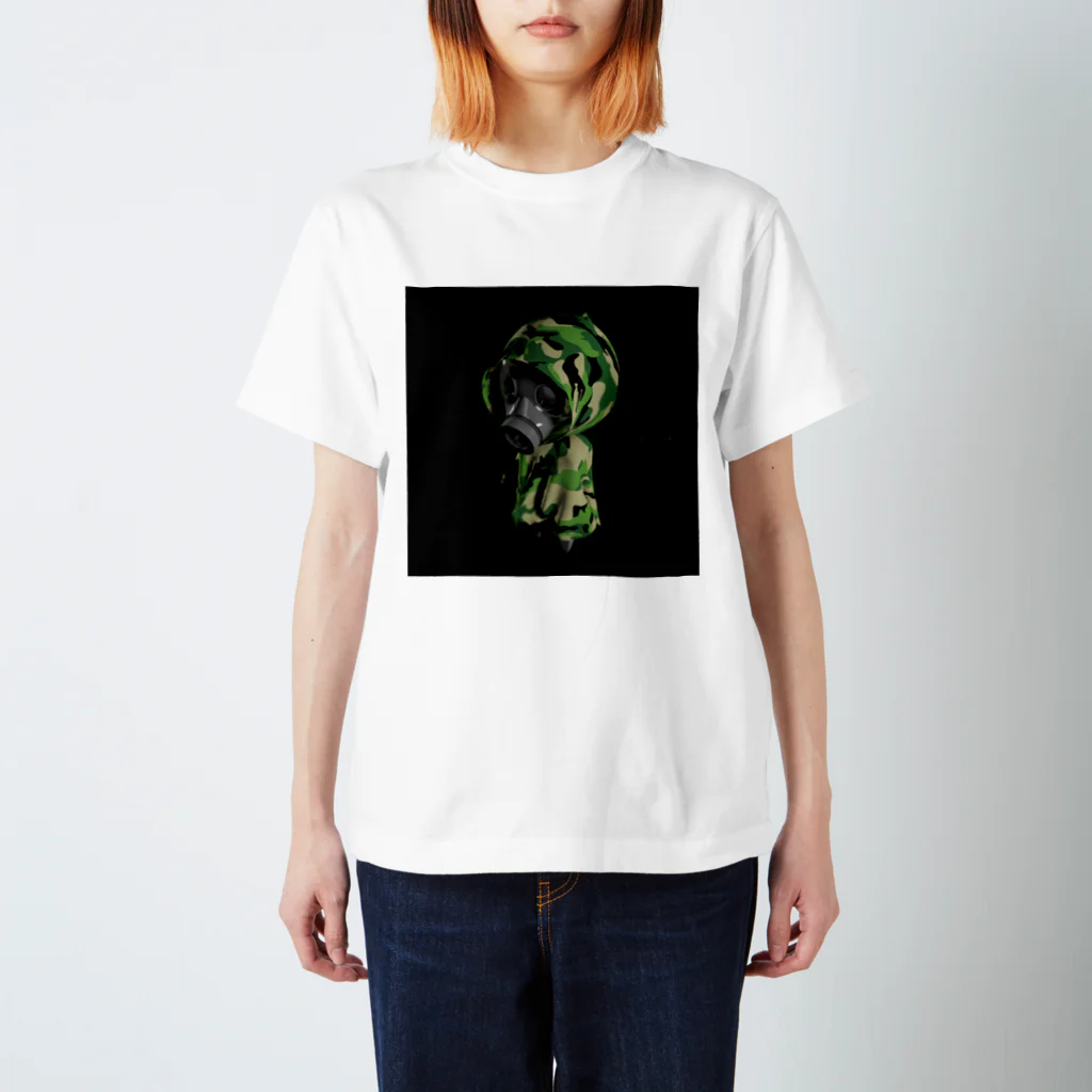 S0NEのGasMask soldier スタンダードTシャツ