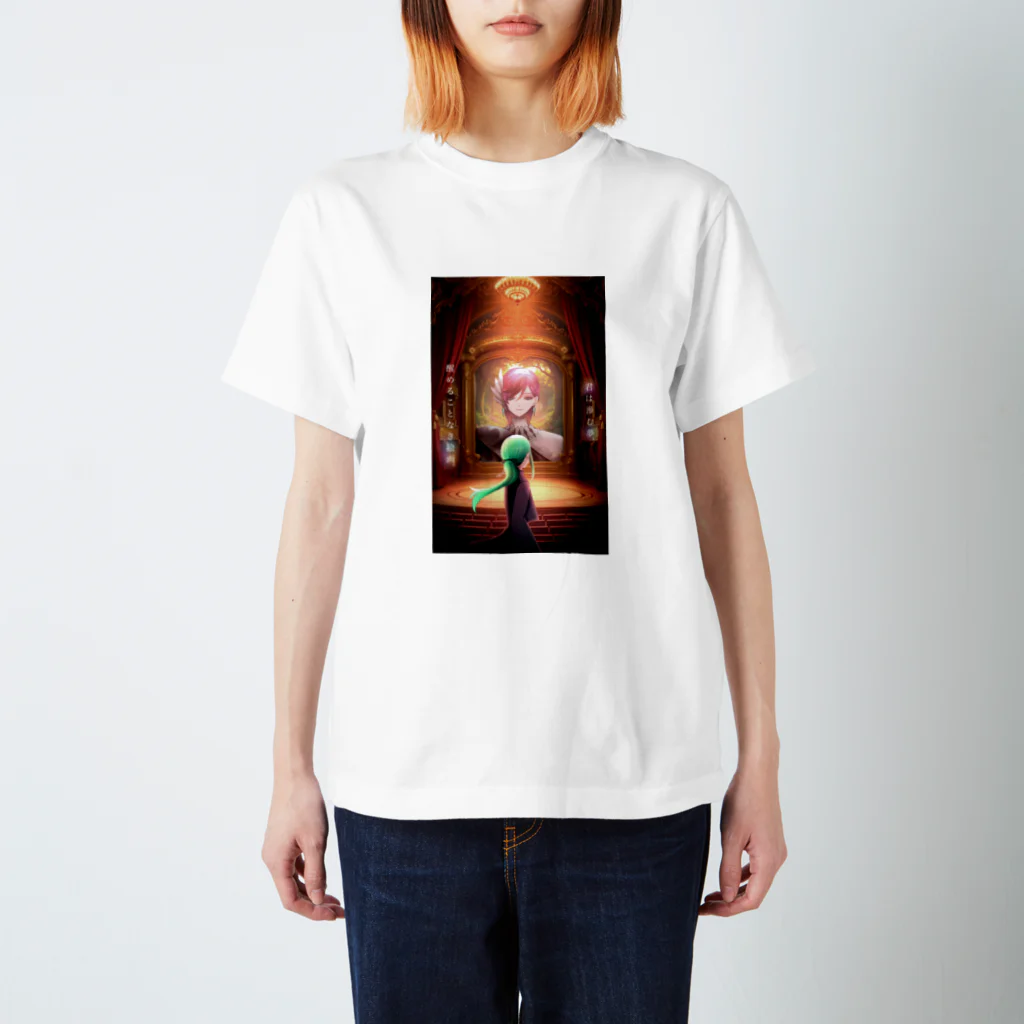 寧の絵画の旅人 Regular Fit T-Shirt