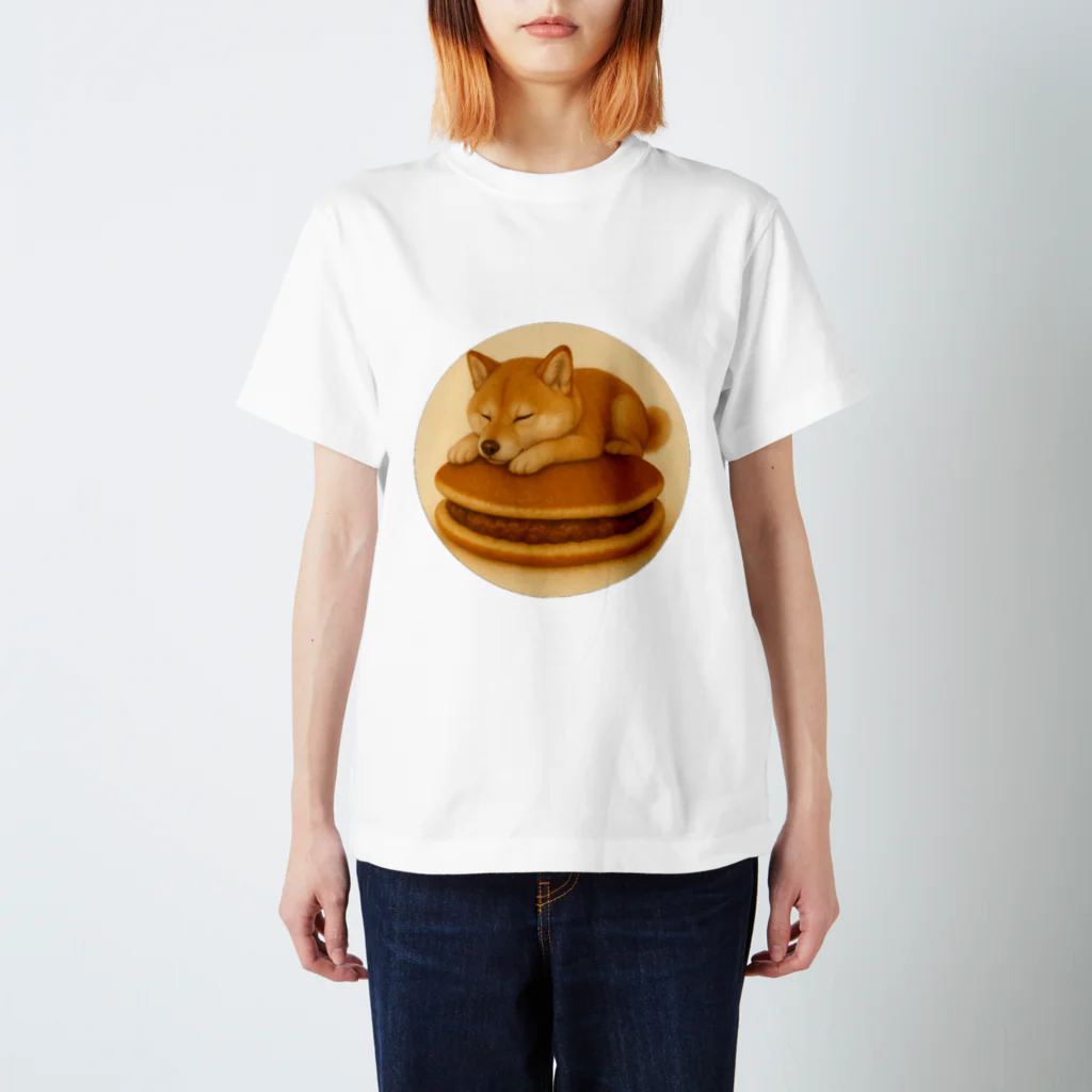 Mofumofu design のしばどらTシャツ Regular Fit T-Shirt