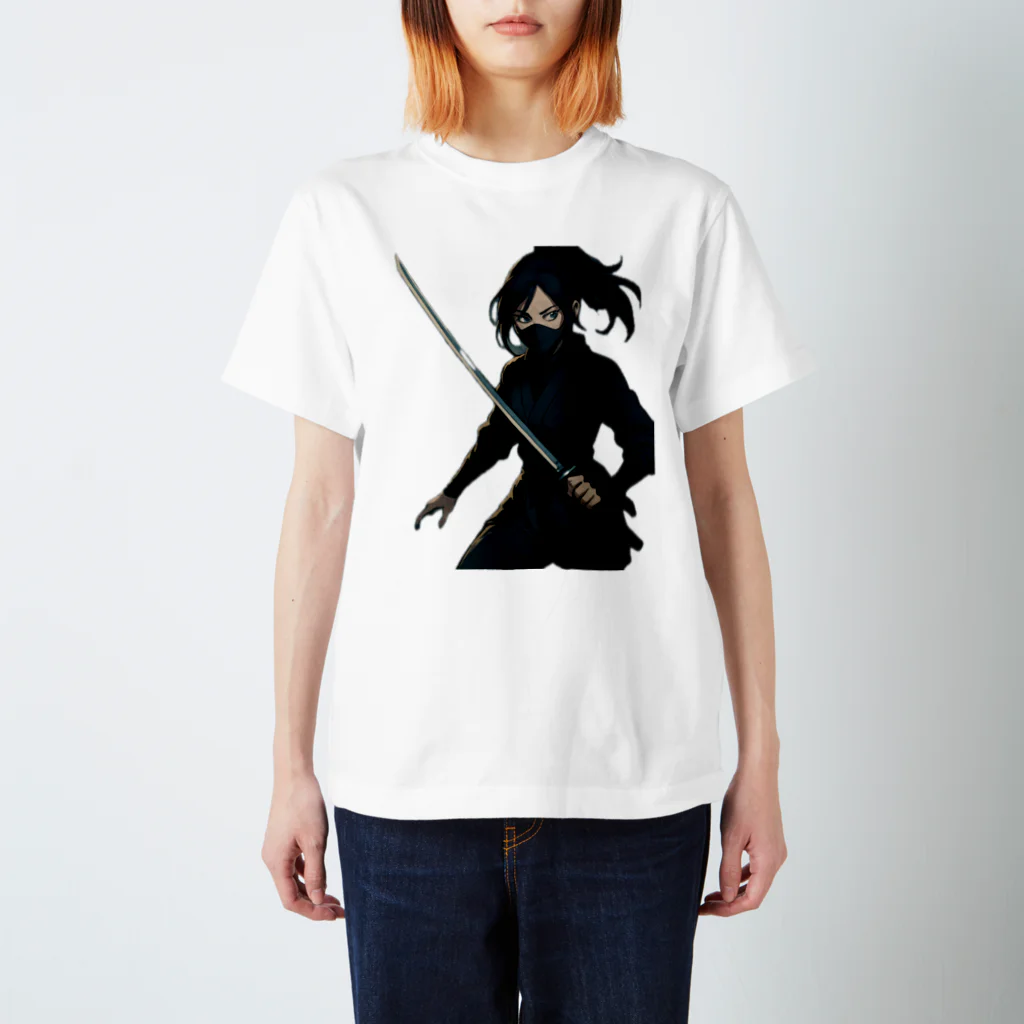 oto_jpのNinja Girl T-Shirt 女忍者Tシャツ Regular Fit T-Shirt