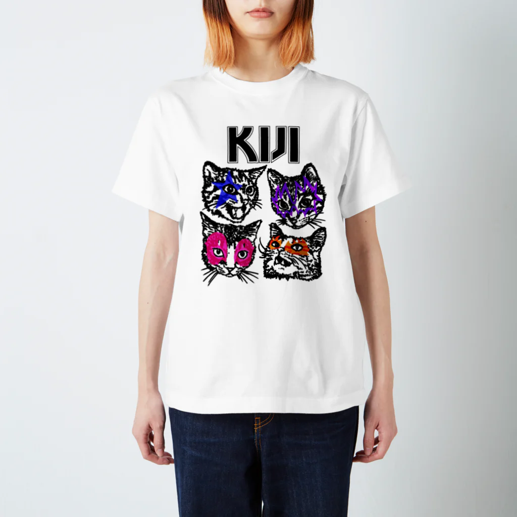 sawallowのKijitora KISS スタンダードTシャツ