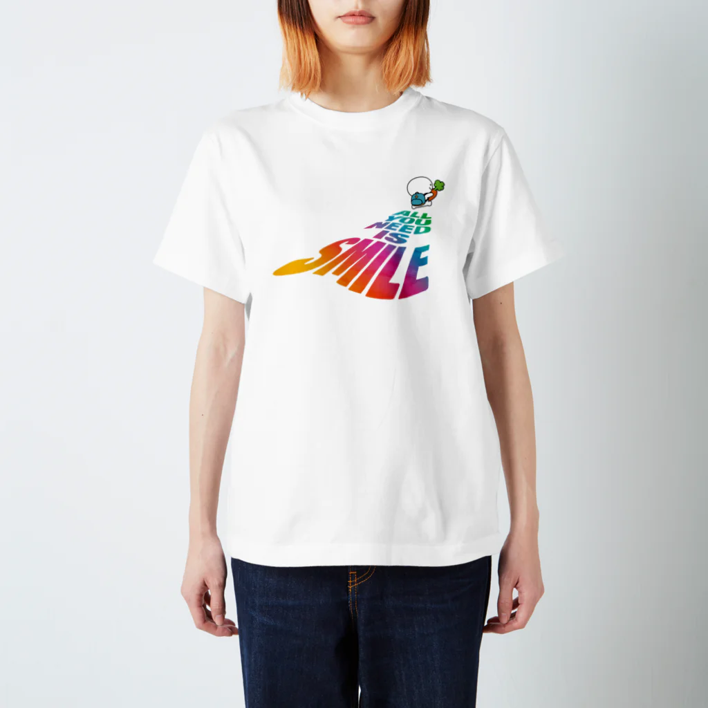 AKIRAMBOWのALL YOU NEED IS SMILE スタンダードTシャツ