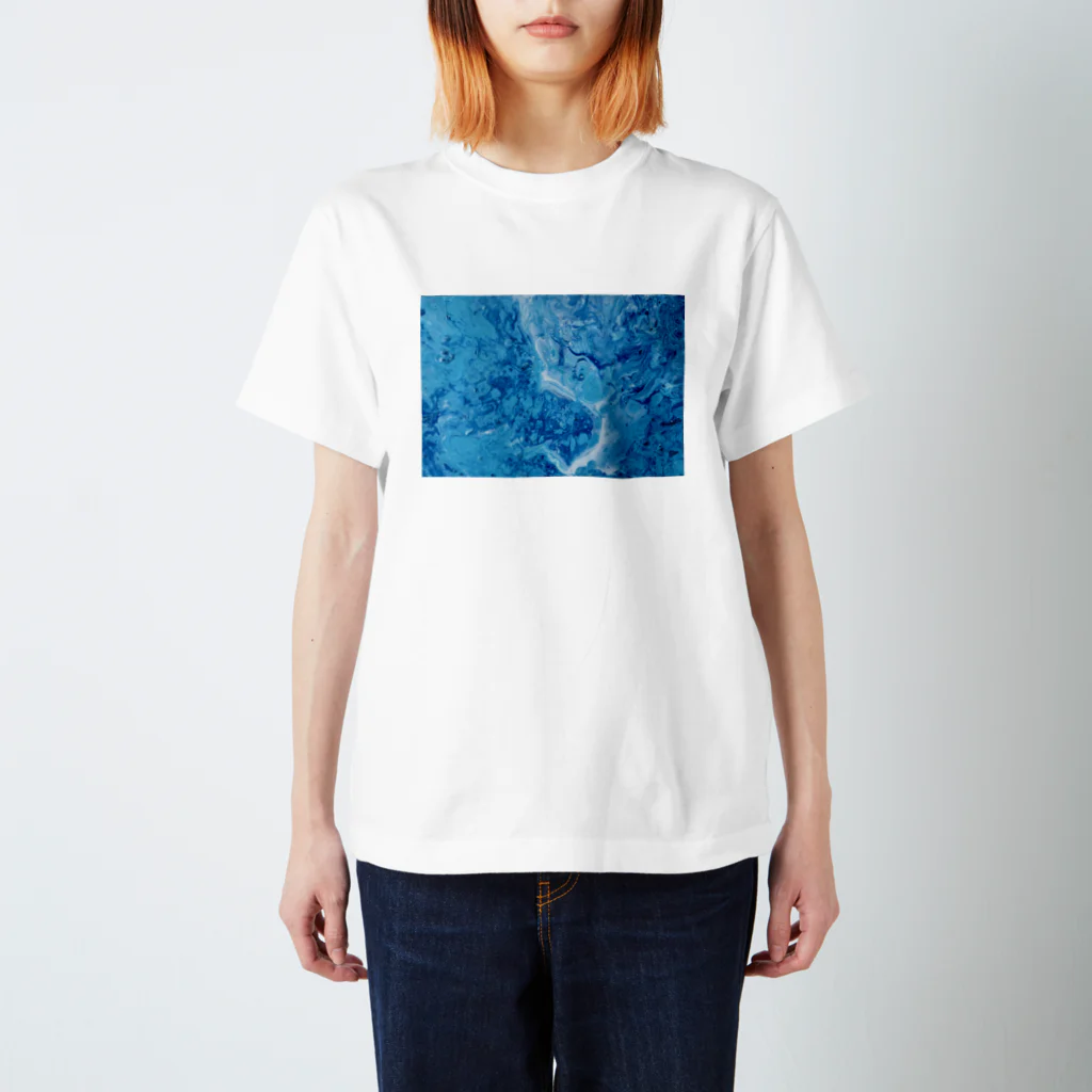 抽象画 A.S Galleryの海＿A.S Gallery スタンダードTシャツ