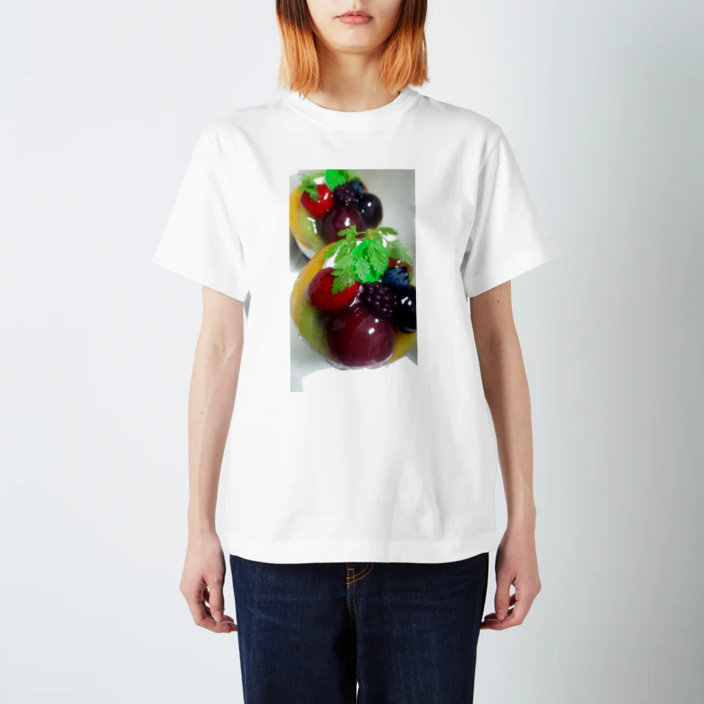 Sumikko no heyaのキラキラモリモリフルーツ Regular Fit T-Shirt
