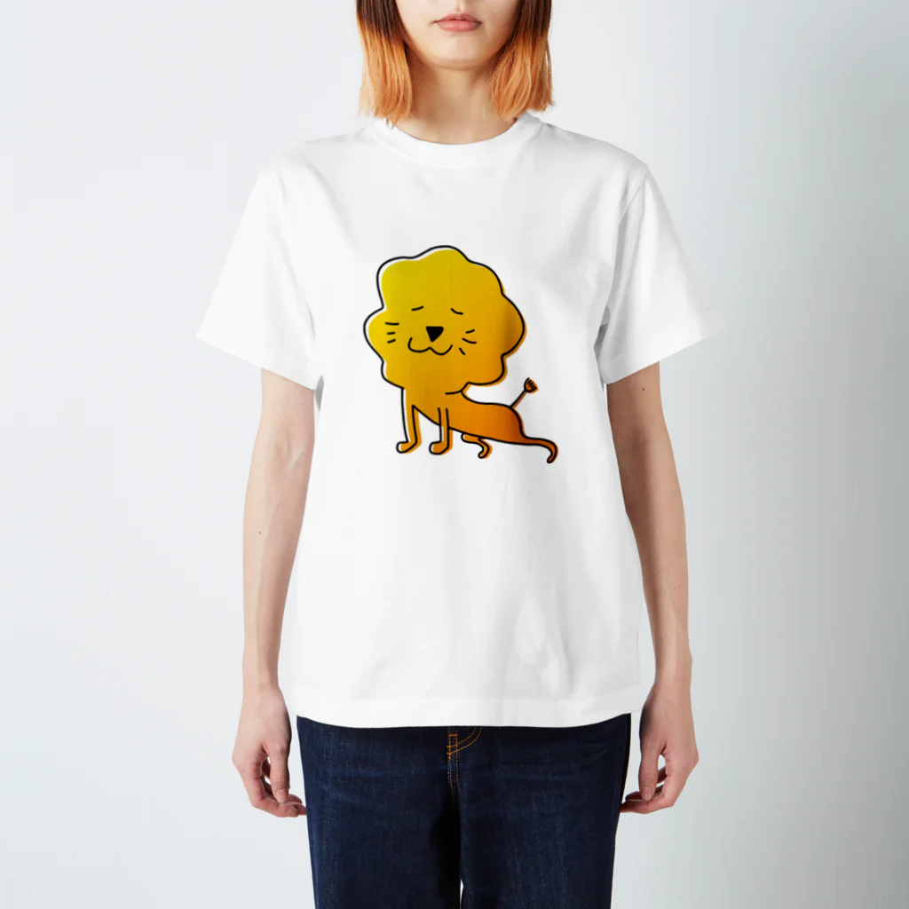 タナカイラストのらいおん スタンダードTシャツ