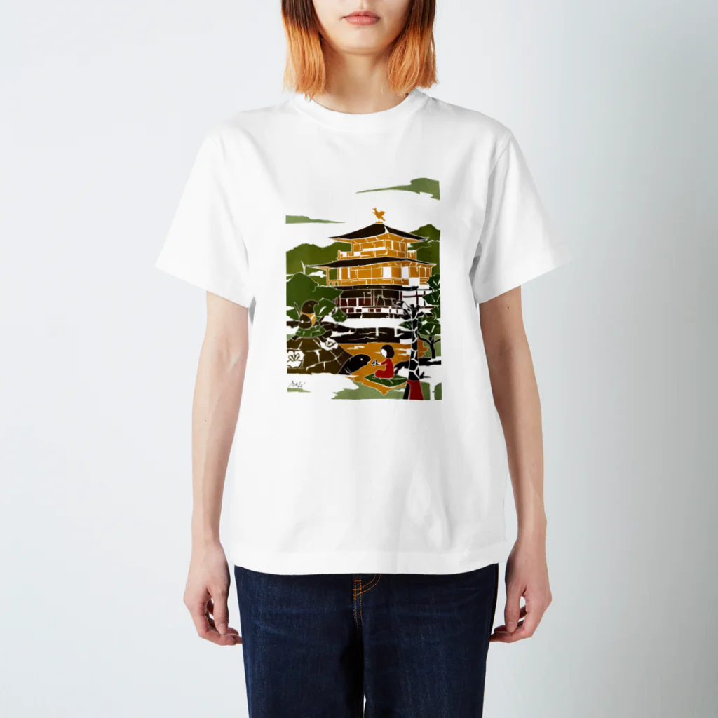 Who Mails?の京都　金閣寺 Regular Fit T-Shirt