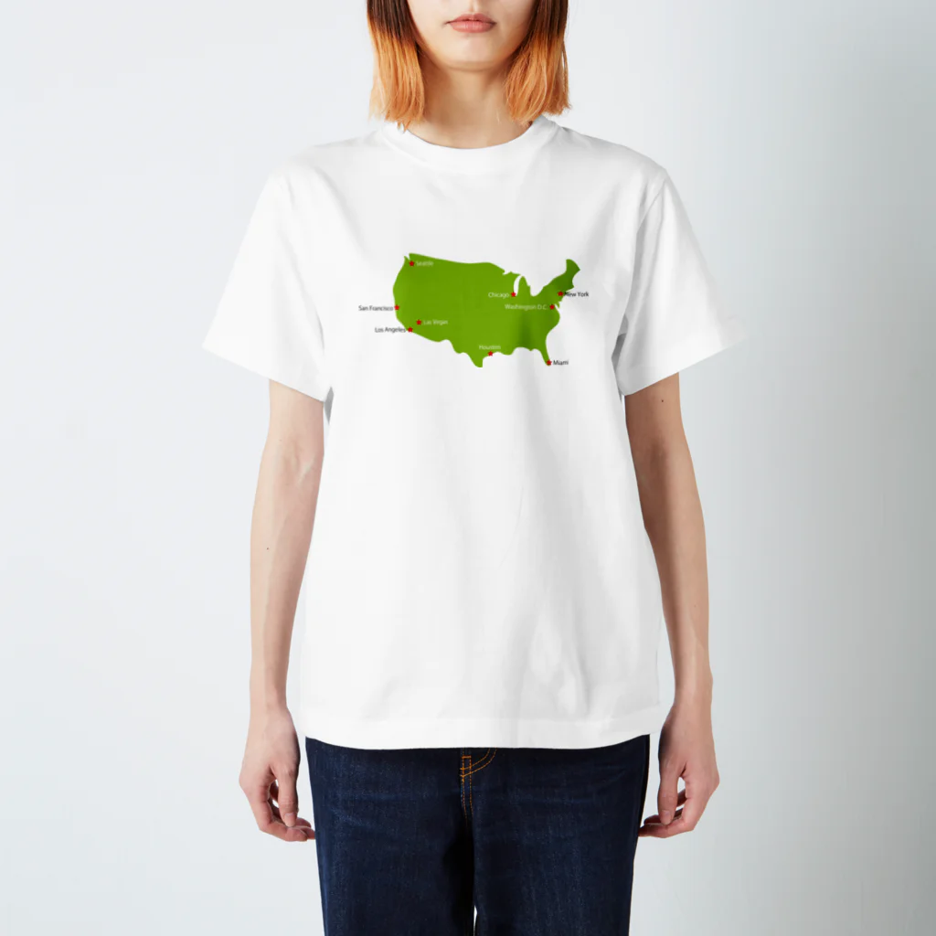 ۞ゆーえす۞の頑張って調べた（USA） Regular Fit T-Shirt