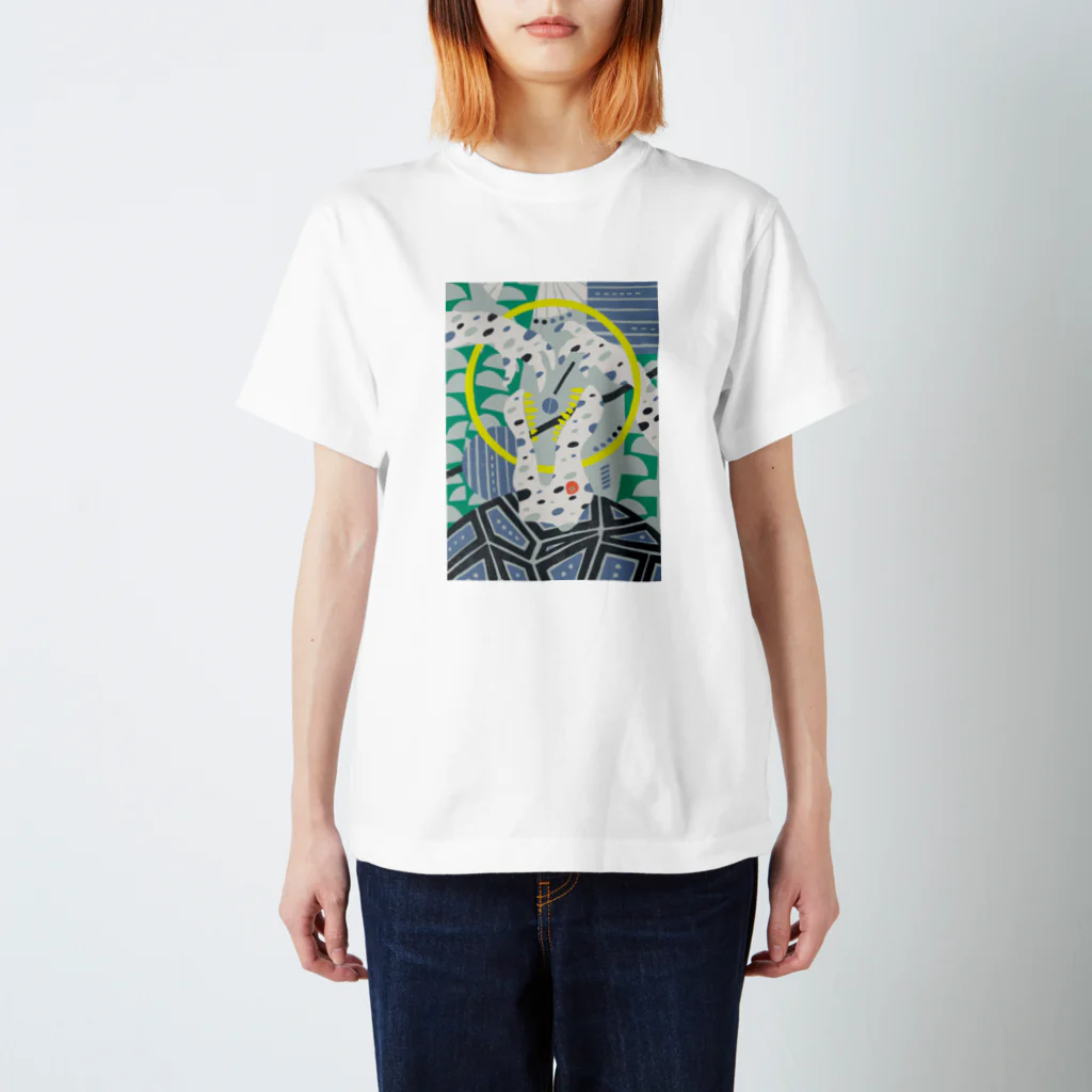 tsuchのcomposition:スピノサウルス Regular Fit T-Shirt