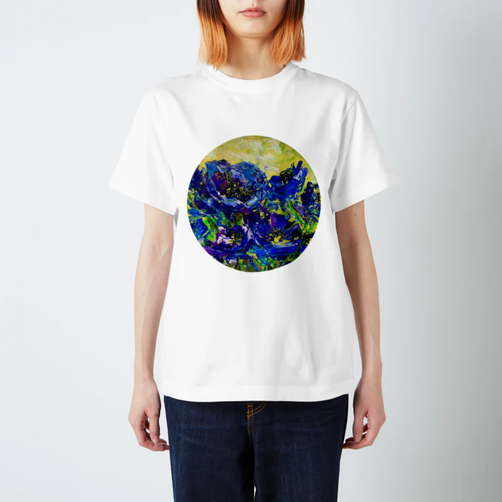 竹黎アートショップのHappy  flower Regular Fit T-Shirt
