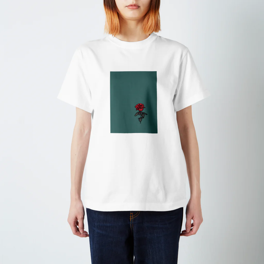 たーぼー🐊の孤高の薔薇 スタンダードTシャツ