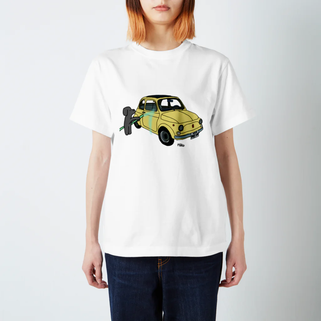 niko2019の洗車わんこ スタンダードTシャツ