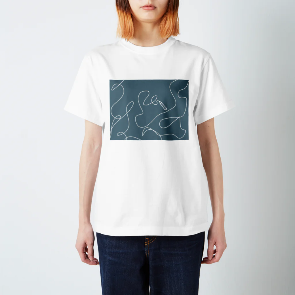 PYOKONの曲線 スタンダードTシャツ