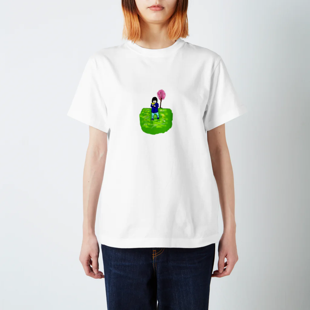 Eatn-kkの春の散歩 Regular Fit T-Shirt