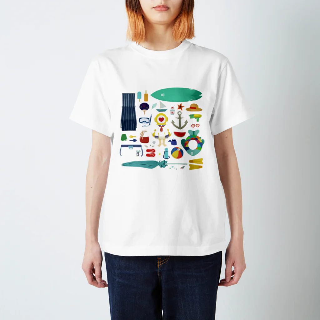 ROCOの潜水ちゃんの夏。 Regular Fit T-Shirt