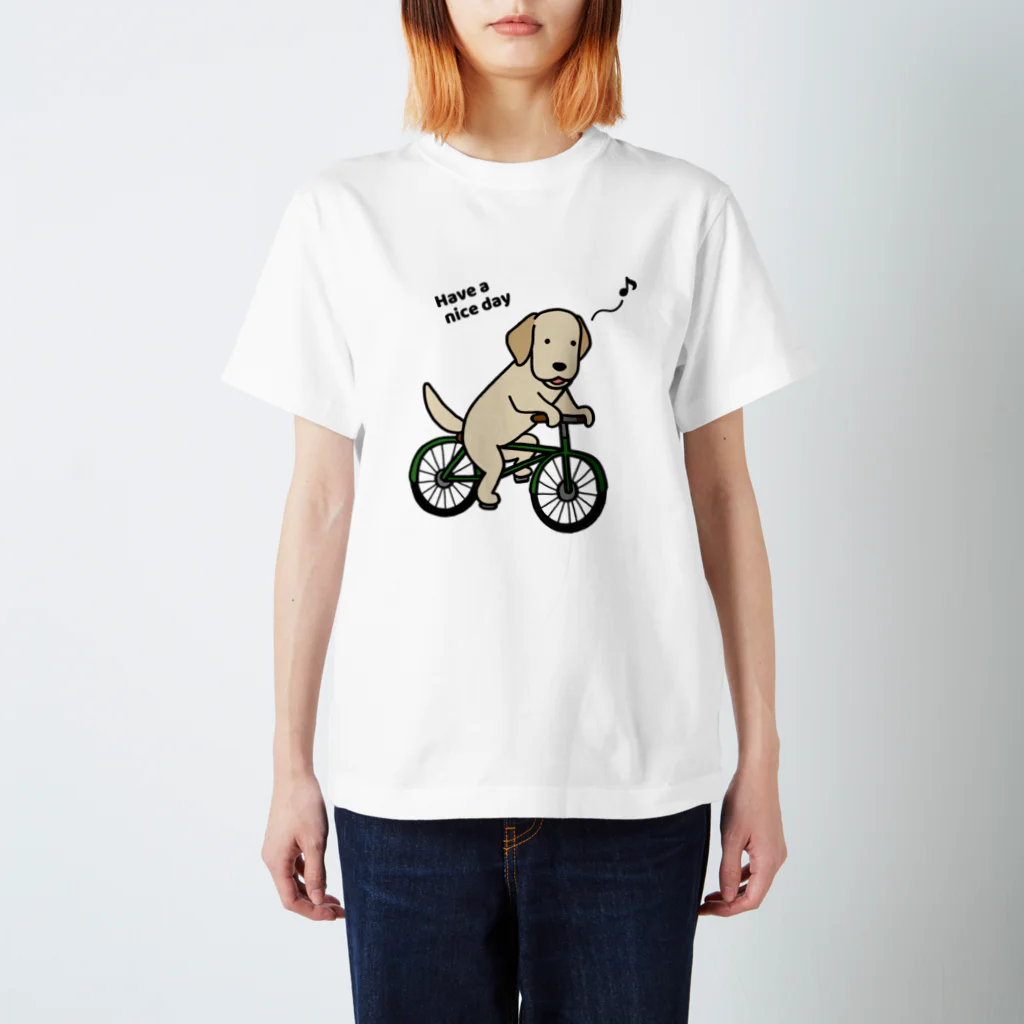 efrinmanのbicycleラブ イエロー（両面） Regular Fit T-Shirt