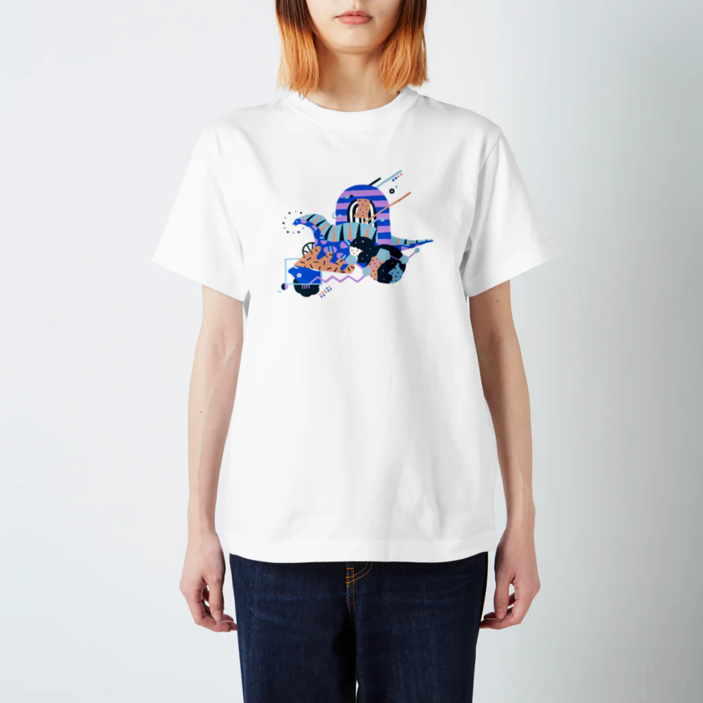 tsuchのcomposition:アマルガサウルス Regular Fit T-Shirt